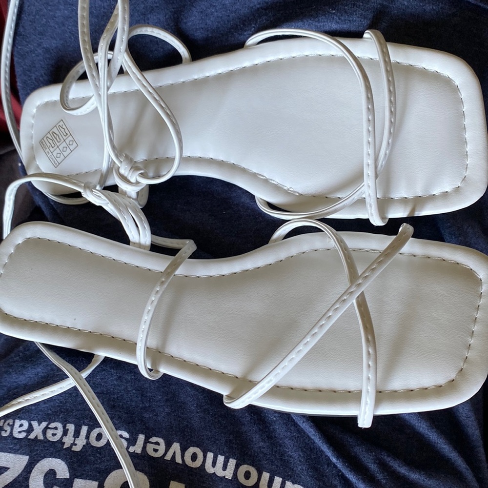 White women sandals